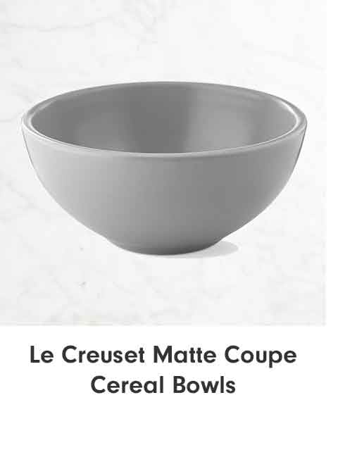 Le Creuset Matte Coupe Cereal Bowls