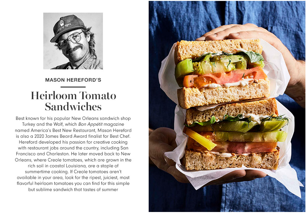 Mason Hereford's Heirloom Tomato Sandwiches