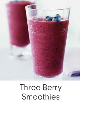 Three-Berry Smoothies