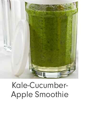 Kale-Cucumber-Apple Smoothie