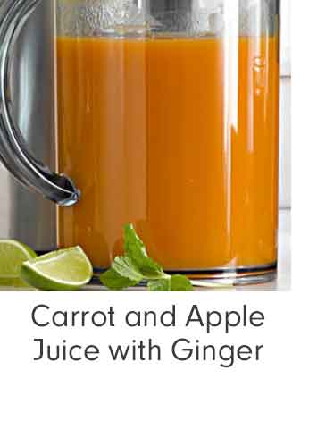 Carrot and Apple Juice with Ginger