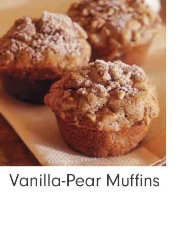 Vanilla-Pear Muffins