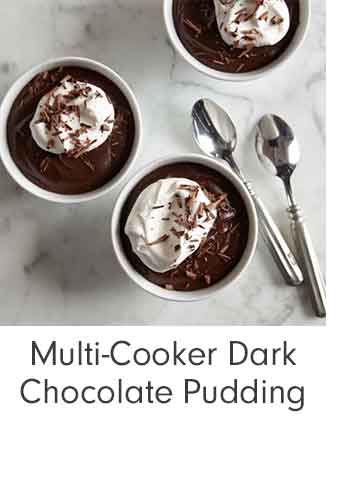 Multi-Cooker Dark Chocolate Pudding