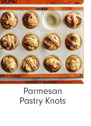 Parmesan Pastry Knots