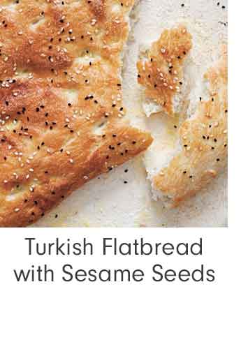 Turkish Flatbread with Sesame Seeds