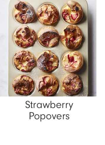 Strawberry Popovers