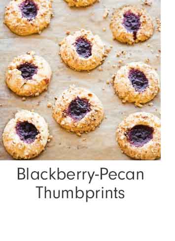 Blackberry-Pecan Thumbprints