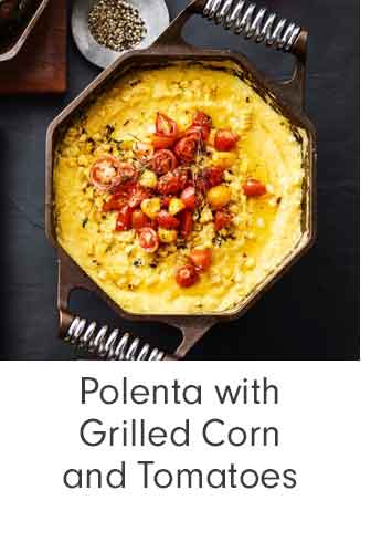 Polenta with Grilled Corn and Tomatoes