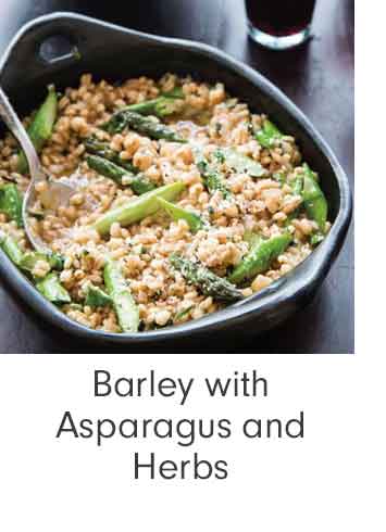 Barley with Asparagus and Herbs