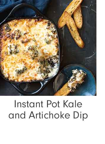 Instant Pot Kale and Artichoke Dip
