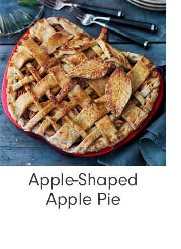 Apple-Shaped Apple Pie