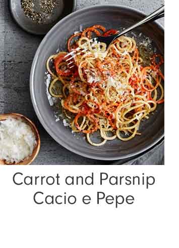 Carrot and Parsnip Cacio e Pepe