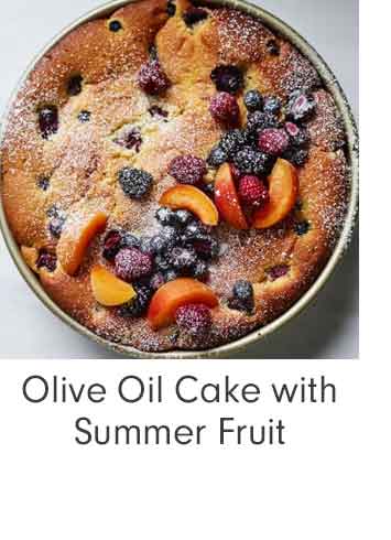 Olive Oil Cake with Summer Fruit