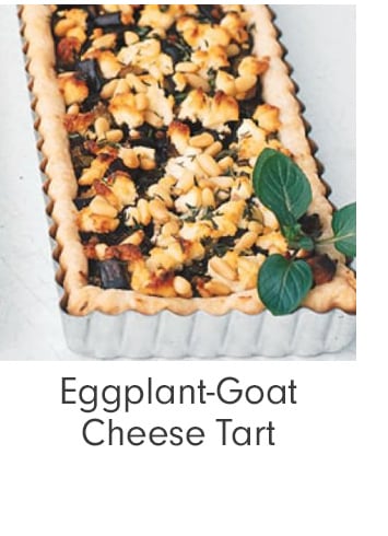 Eggplant-Goat Cheese Tart