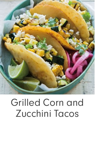 Grilled Corn and Zucchini Tacos
