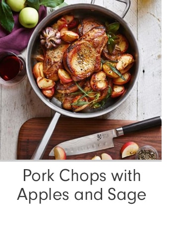 Pork Chops with Apples and Sage