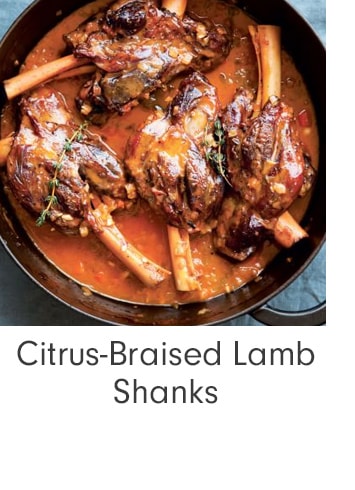 Citrus-Braised Lamb Shanks