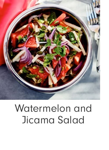 Watermelon and Jicama Salad