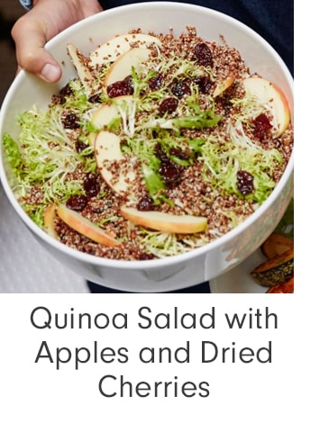 Quinoa Salad with Apples and Dried Cherries