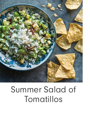 Summer Salad of Tomatillos