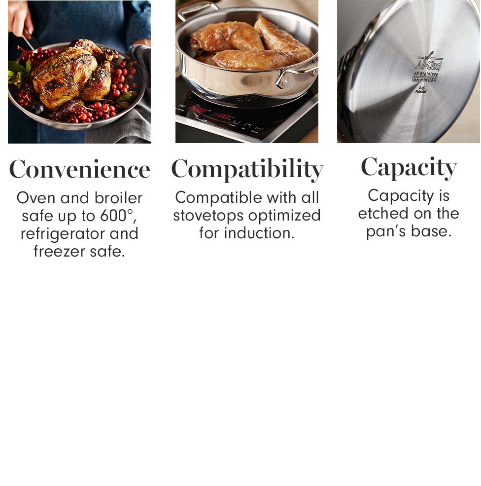AllClad d5 StainlessSteel 10Piece Cookware Set Williams Sonoma