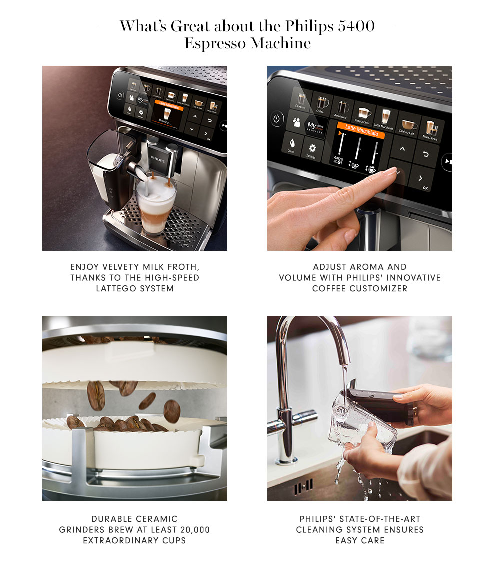 Philips 5400 Fully Automatic Espresso Machine with LatteGo Williams