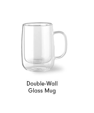 Double-Wall Glass Mug