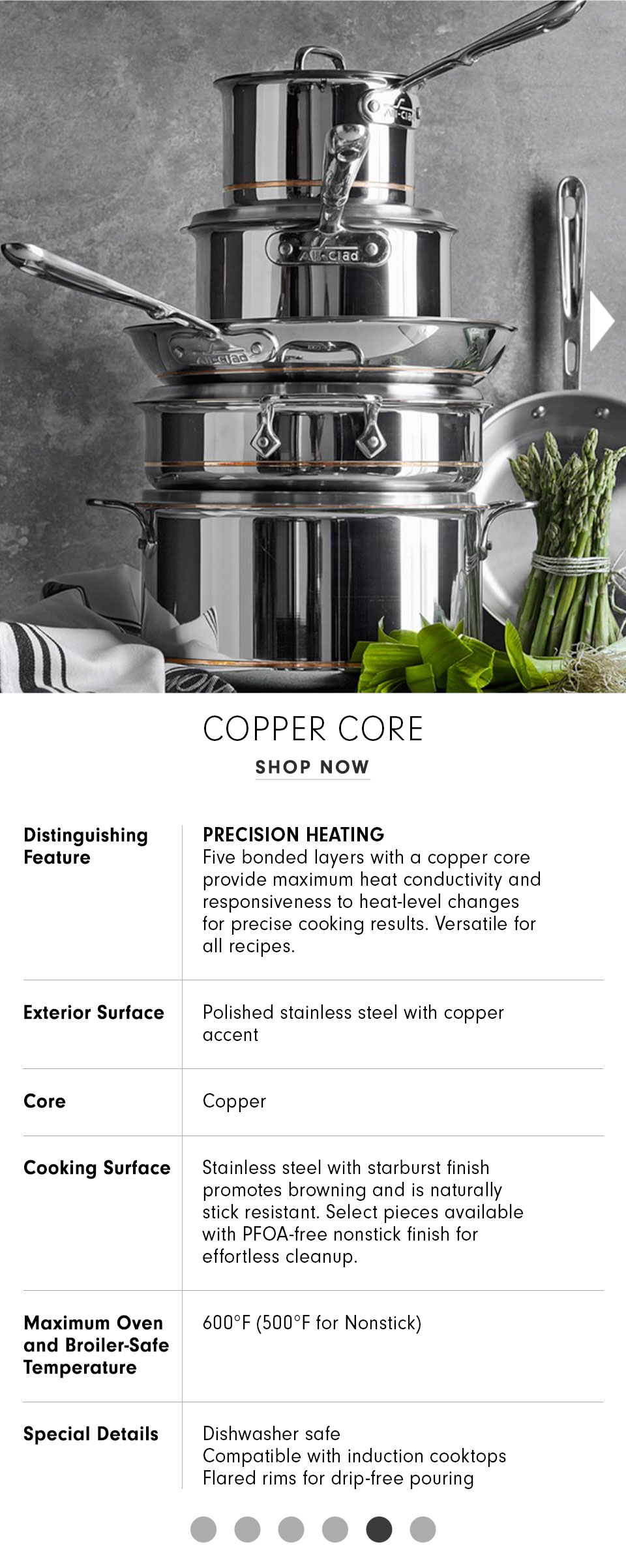 Comparison Guide - All-Clad Cookware