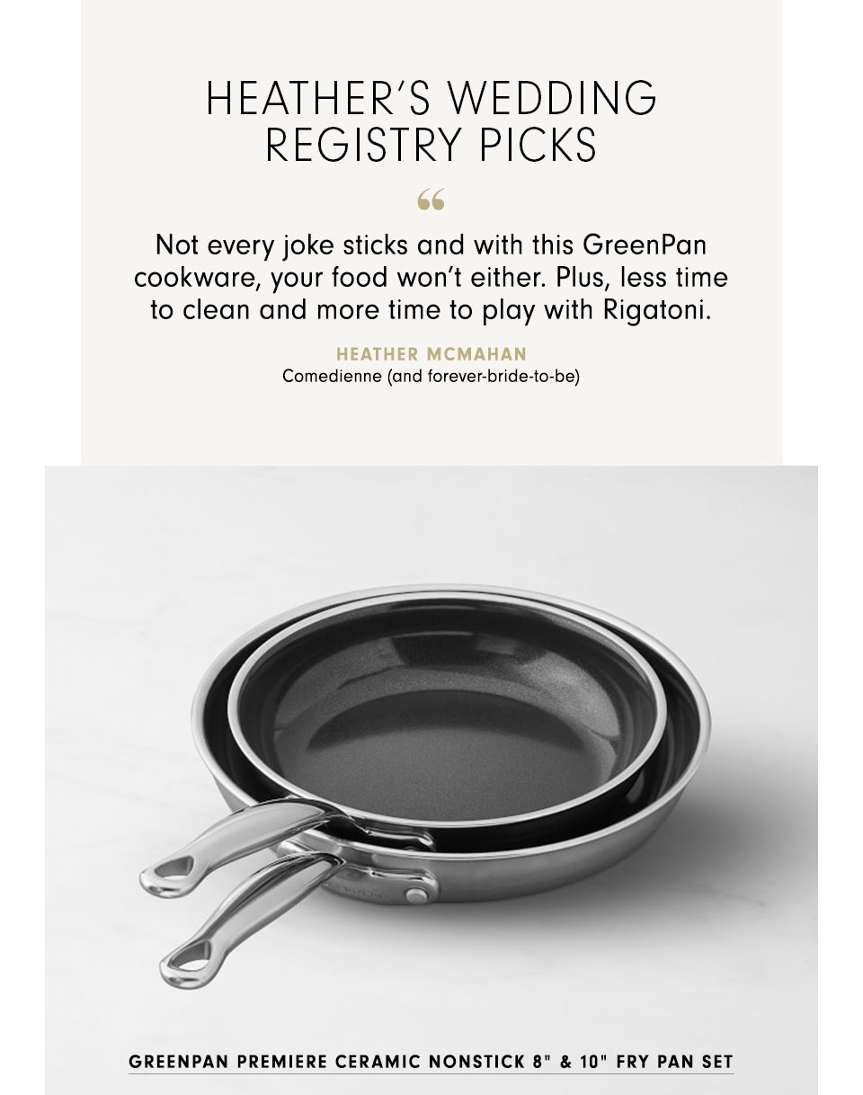 GreenPan Premiere Ceramic Nonstick 8" & 10" Fry Pan Set