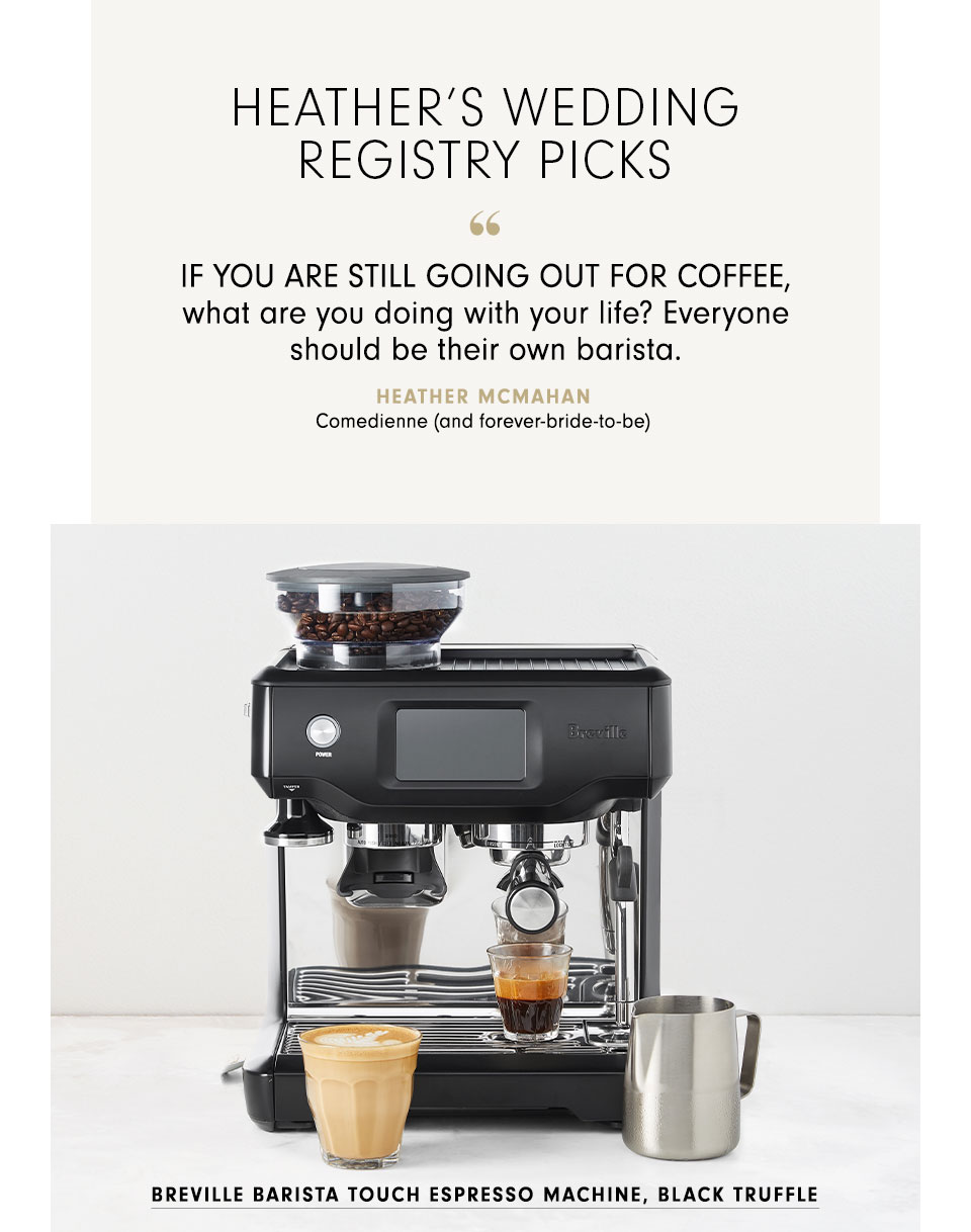 Breville Barista Touch Espresso Machine, Black Truffle