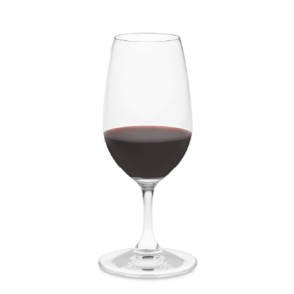 Port in a wine glass.