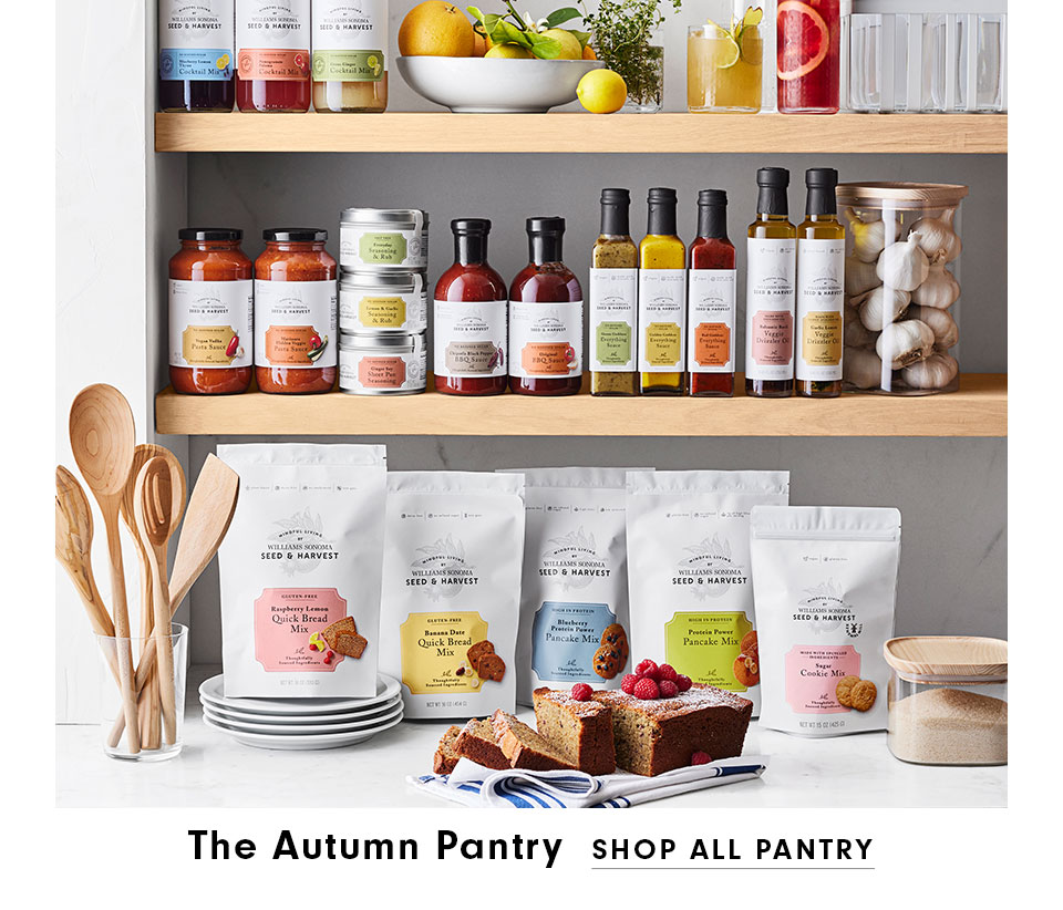 WILLIAMS SONOMA LAUNCHES NEW FOOD COLLECTION SEED & HARVEST