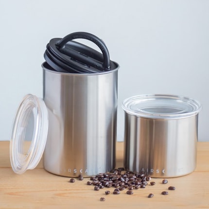 Airscape Coffee Bean Canister - 64 oz - Mocha