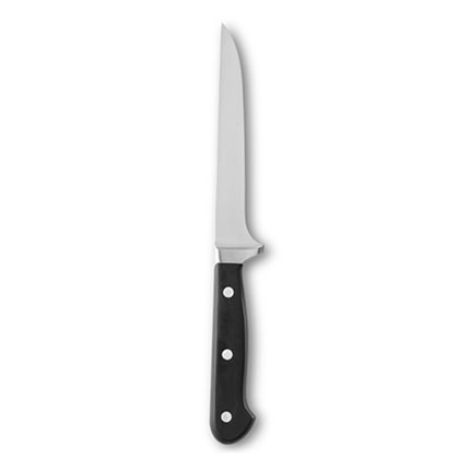 Kitchen + Home Fillet Knife – Flexible 7” Surgical Stainless Steel Curved Boning  Knife 