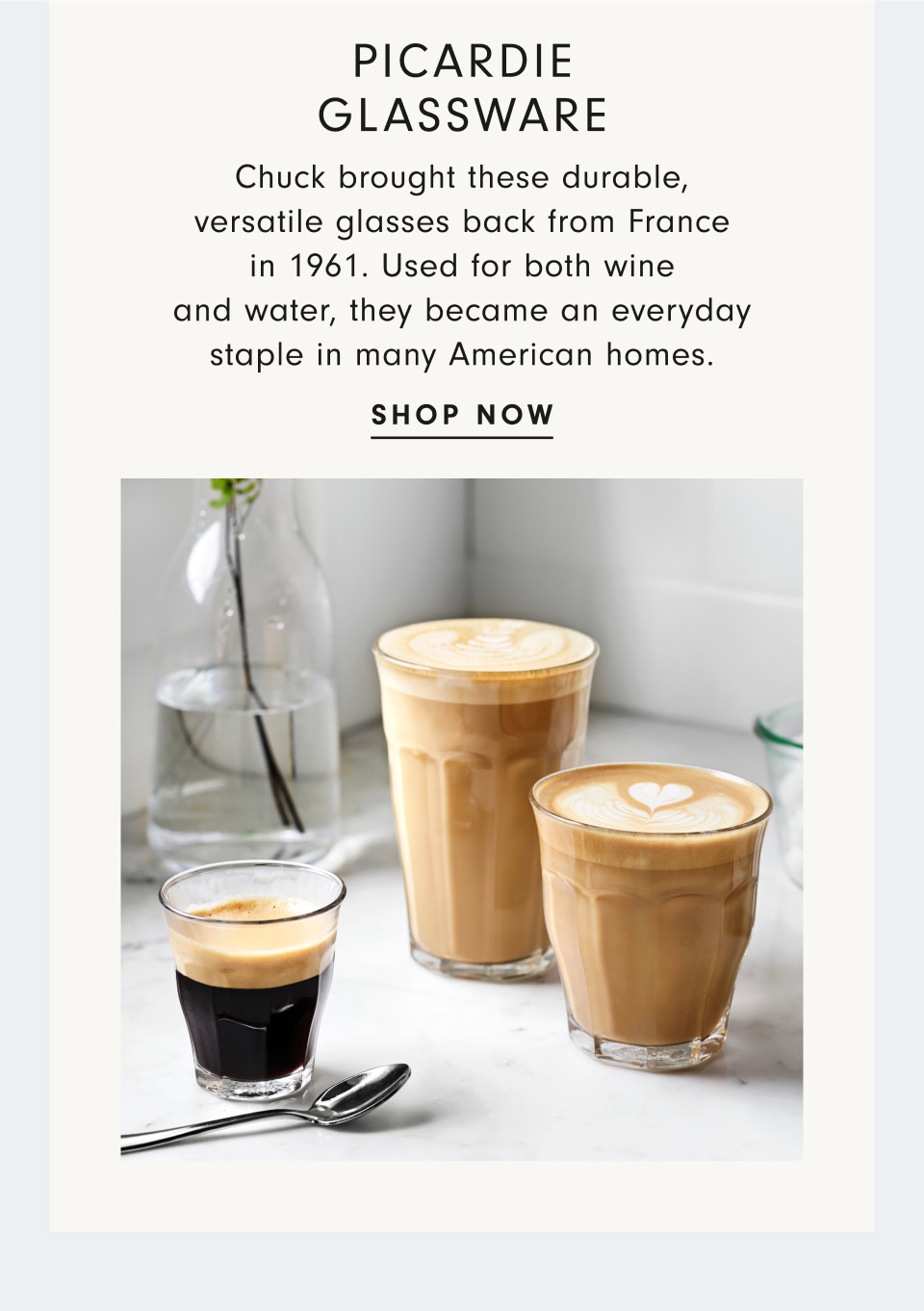 Picardie Glassware