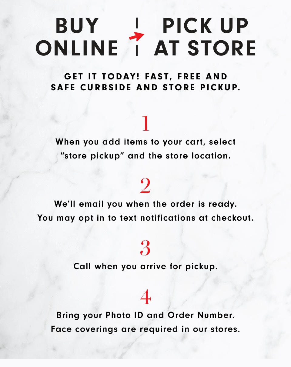 Order Online for Pickup