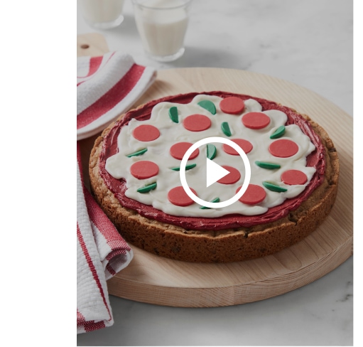 How to: Flour Shop Pizza Cookie Cake Kit