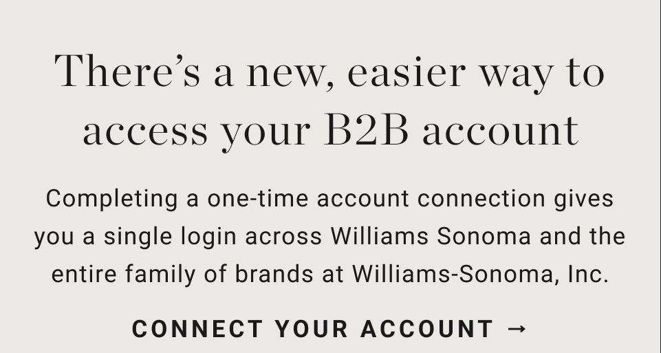 Connect Your b2b Account
