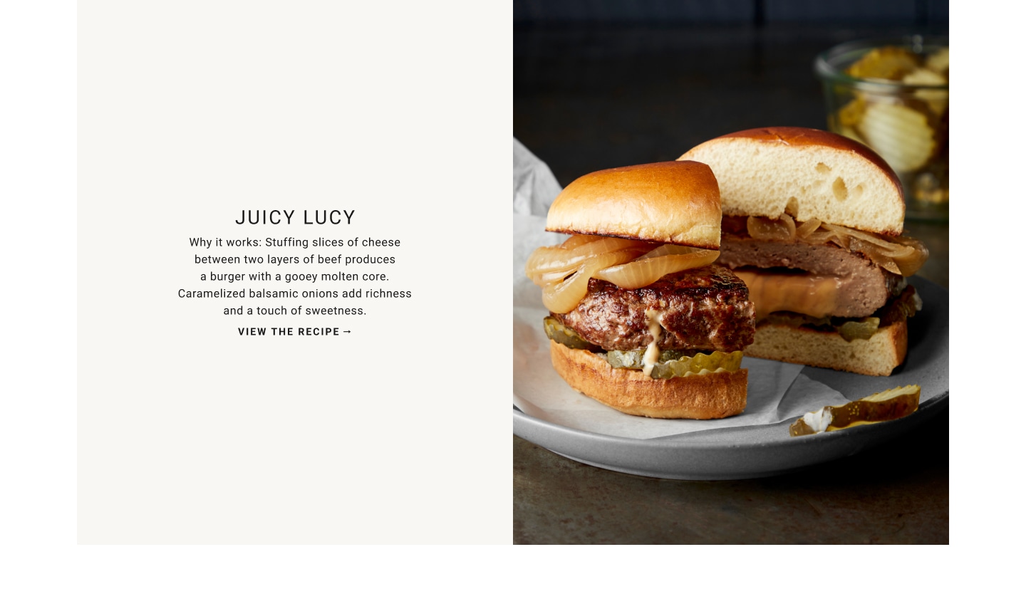 Juicy Lucy Burger >