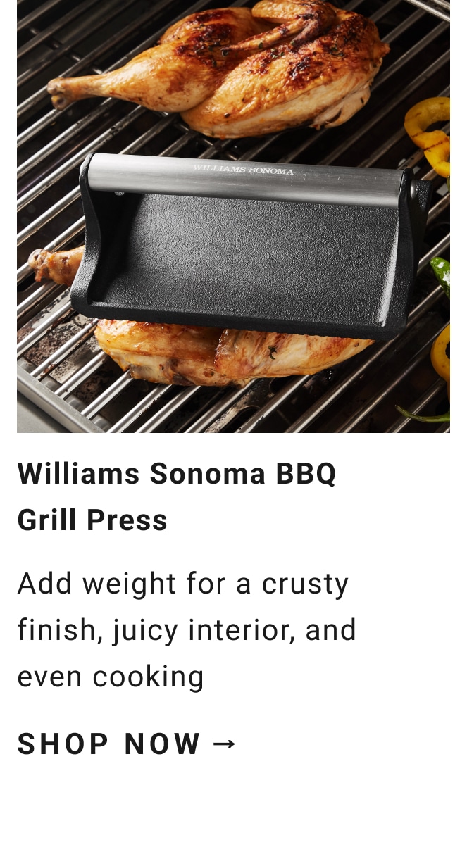 Williams Sonoma BBQ Grill Press