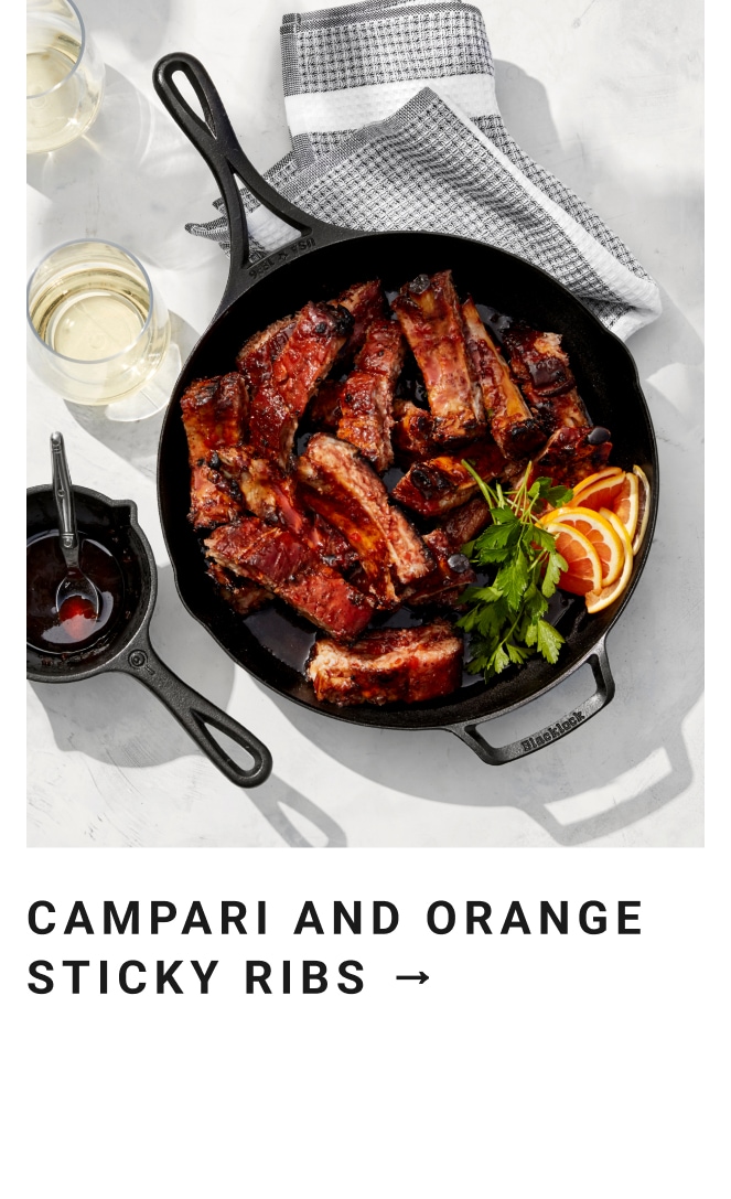 Campari & Orange Sticky Ribs