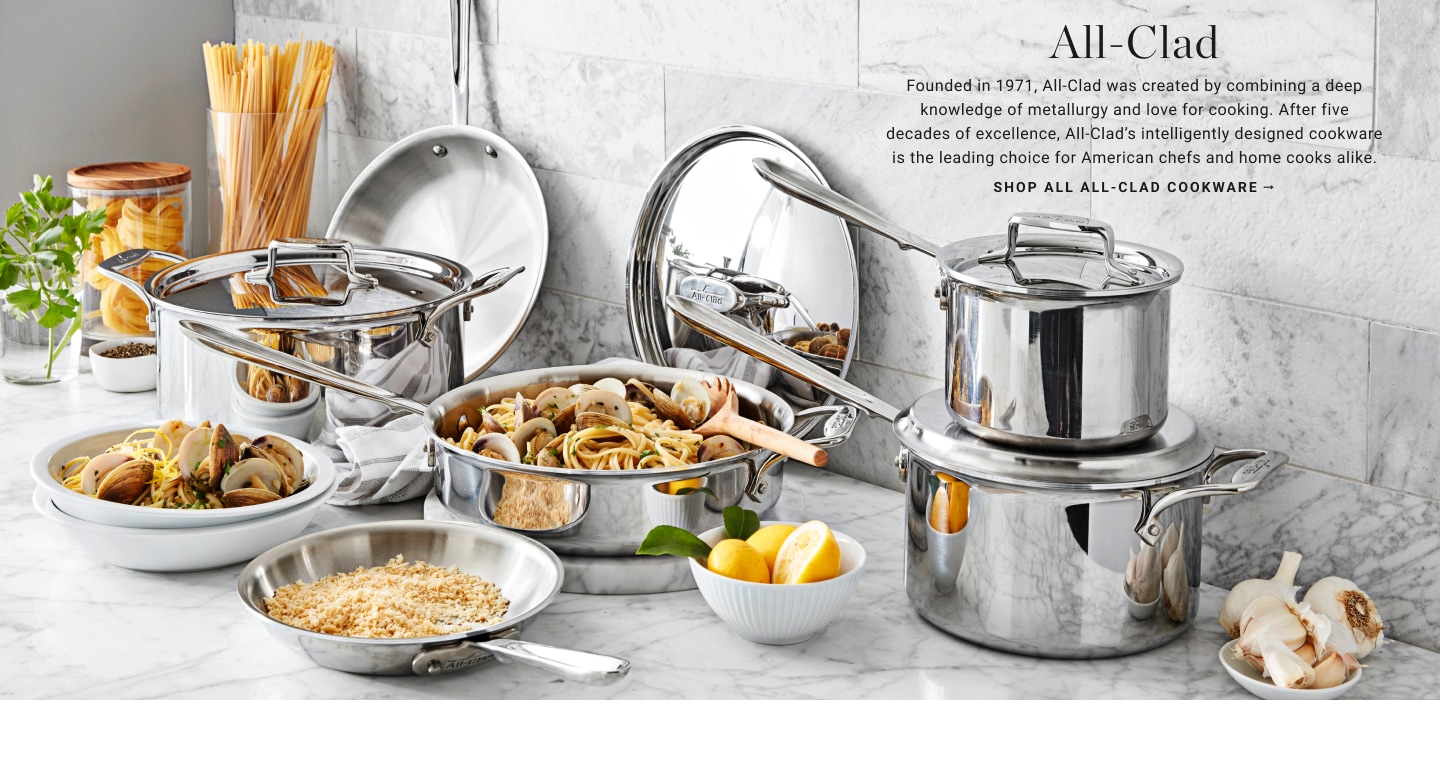 Shop All Clad Cookware >