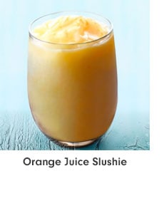 Orange Juice Slushie