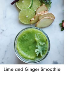 Lime and Ginger Smoothie