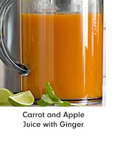 Carrot and Apple Juice with Ginger