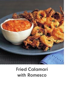 Fried Calamari with Romesco
