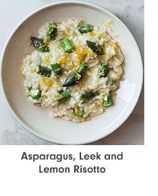 Asparagus, Leek and Lemon Risotto