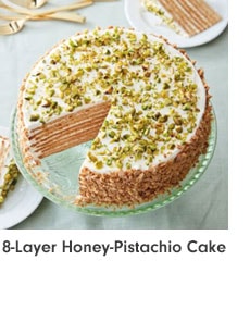 8-Layer Honey-Pistachio Cake