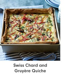 Swiss Chard and Gruyère Quiche