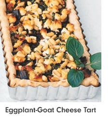 Eggplant-Goat Cheese Tart